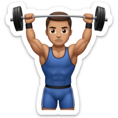 weightlifter sticker