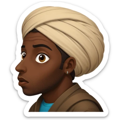 fleeing Iranians, in profile sticker