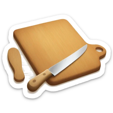 Chopping board sticker