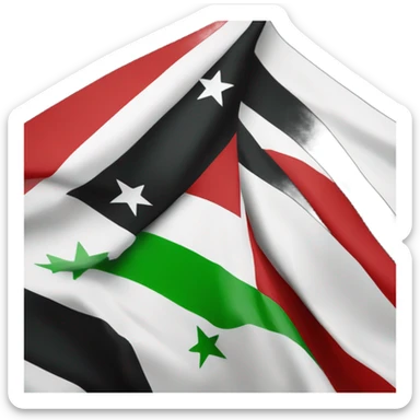 Free Syria flag  sticker