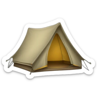 camp tent sticker