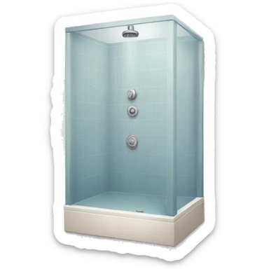 Shower sticker