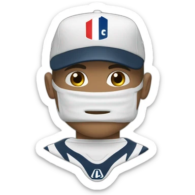 mbappé qui se gratte la tete sticker