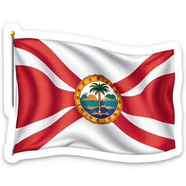State of Florida Flag sticker
