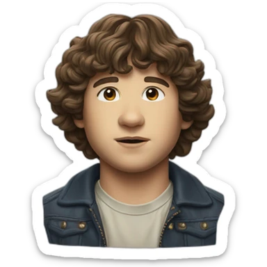 Dustin de stranger things sticker