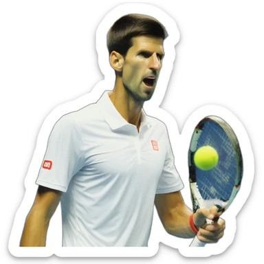Djokovic sticker