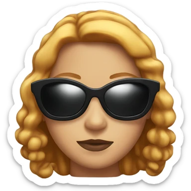 black widow sunglasses  sticker