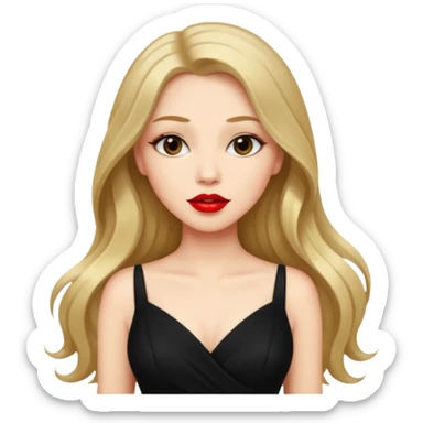 seductive woman sticker