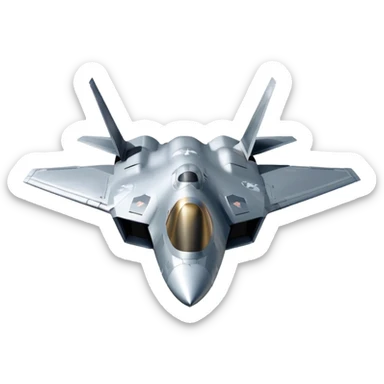 f22 raptor jet sticker