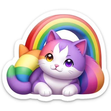 Aphmau toys called meemeows rainbow edition sticker