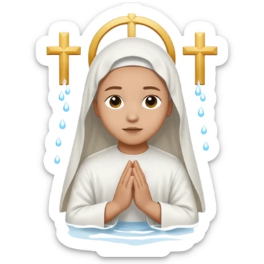 baptism sticker