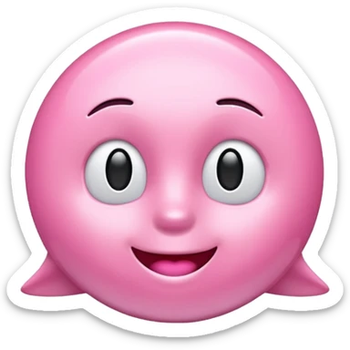 Shoppe rosa 3D sticker