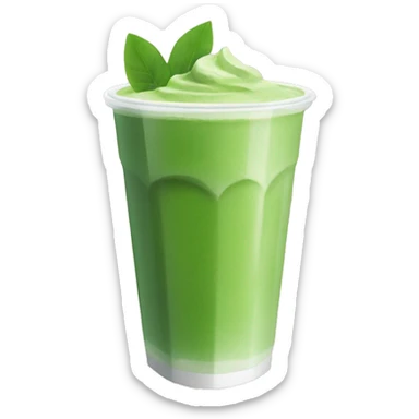 Matcha drink aesthetic  sticker