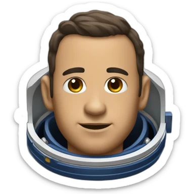 Astronauts bandera RD sticker