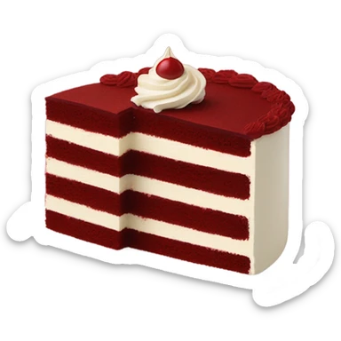 red velvet cake sticker