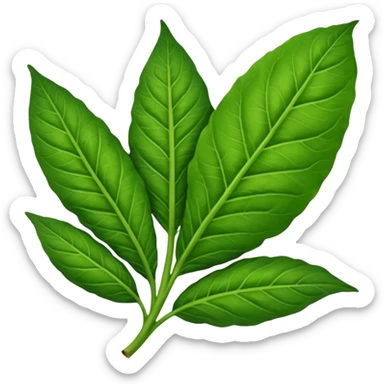 Tobacco leaf sticker