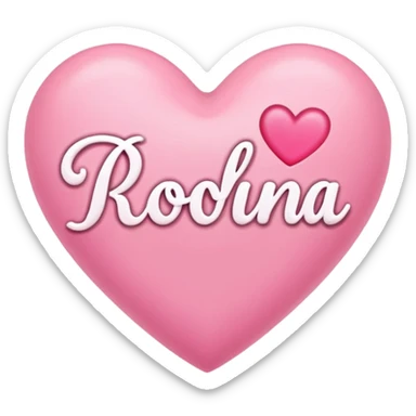 emoji with text 'я 💗 Юльчика', pink heart instead of the word 'люблю' sticker