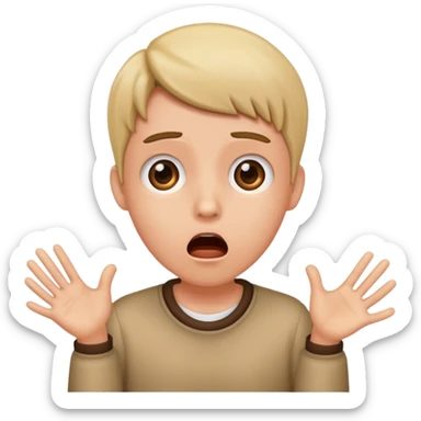 shocked oopsie sticker