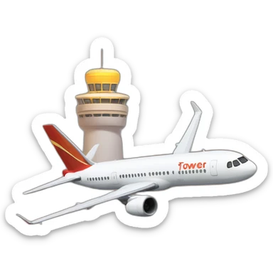 757 flying into tower sticker