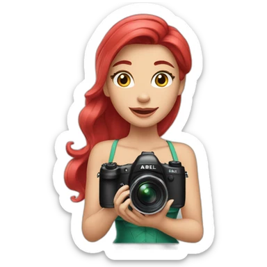 Ariel-with-Kamera sticker