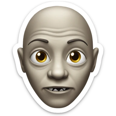 Real life alien sticker