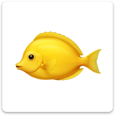 Yellow Tang sticker