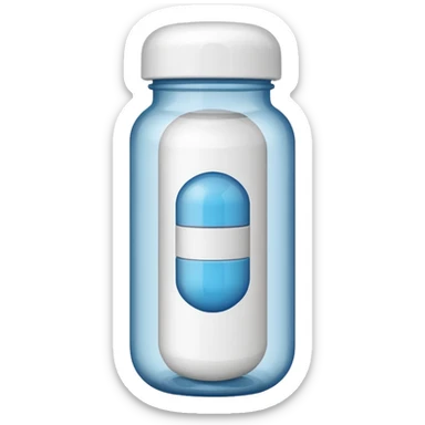 Pill bottle sticker