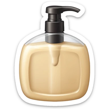 shampoo beige sticker