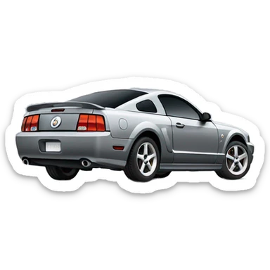 2003 grey mustang gt sticker