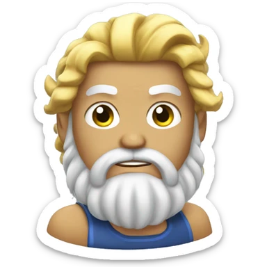 Zeus lightning sticker