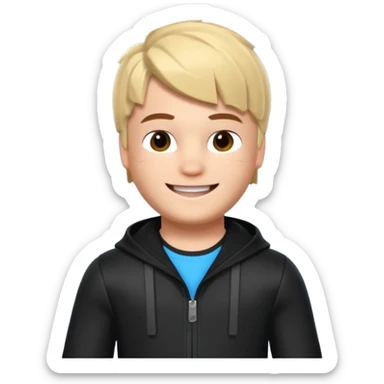 Liam the noob in roblox sticker