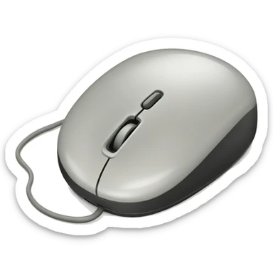 vintage computer mouse sticker