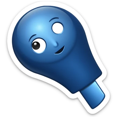 location pin dark blue sticker