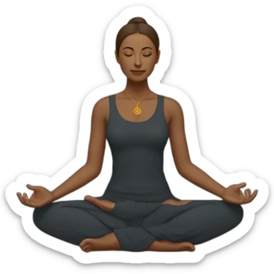Iman Gadzhi meditation  sticker