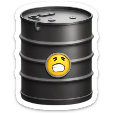 oil barrel sticker