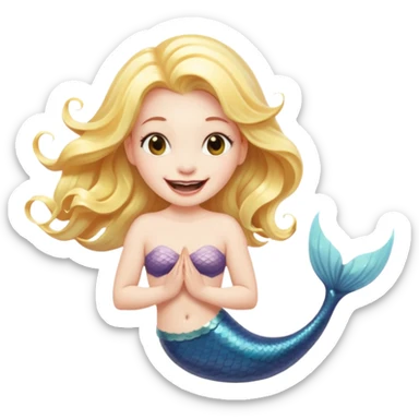 Mermaid Mouth disappeared sticker