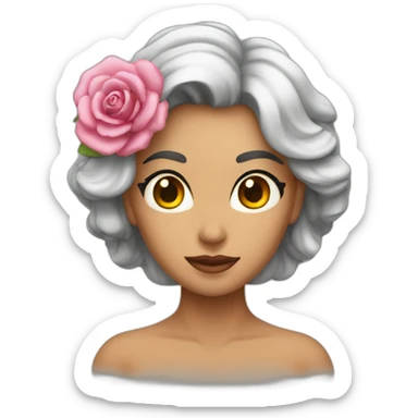 Rosa salvaje sticker