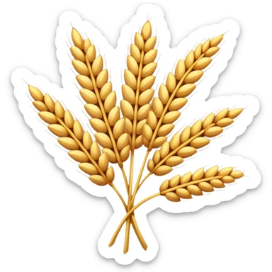 wheat and high fiber sticker