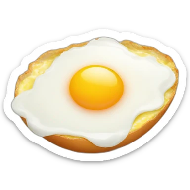 cute Sunny-side-up egg sticker