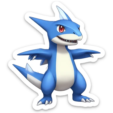 Latios-Sharpedo-Gabite-Digimon Full Body sticker