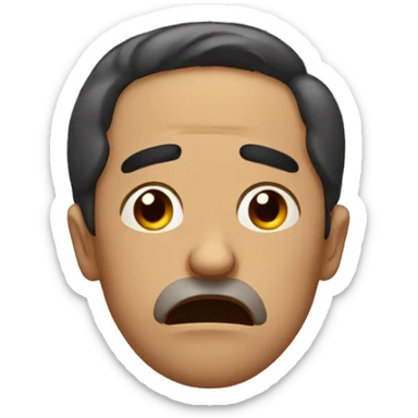 spanish man crying sticker