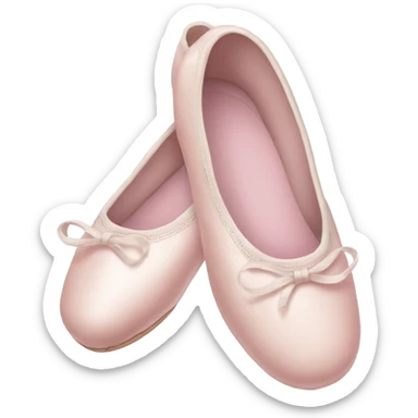 Pale pink ballet shoes sticker