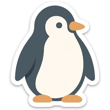 Penguin sticker