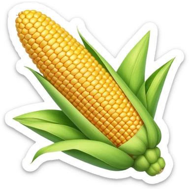 Corn cob sticker