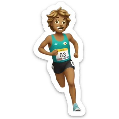 crossing the finish line sticker