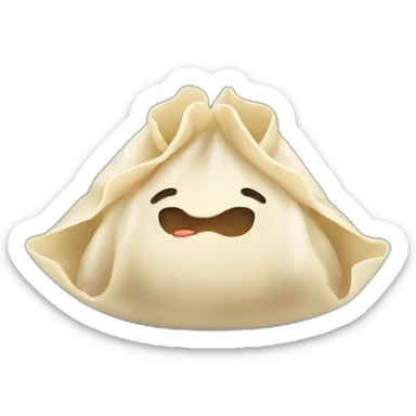 Chinese dumplings sticker
