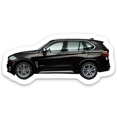 Black bmw x5 sticker
