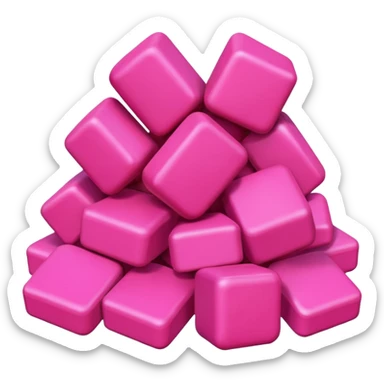 Pink things sticker