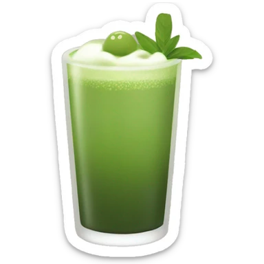 matcha highball sticker