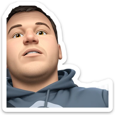 thinking in the car sticker